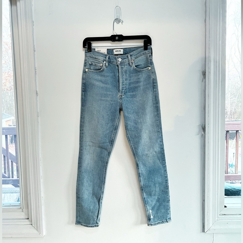 NWT Agolde Nico High Rise Jeans